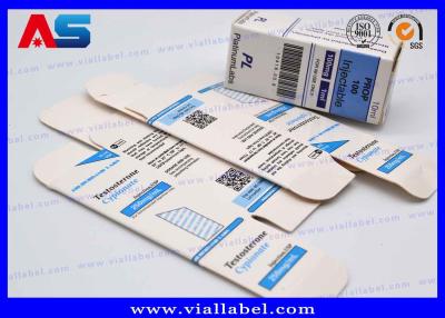 China Small Pharmaceutical Small Cardboard Box Printing For Sterile Injection Vials Deca / Enanthate for sale