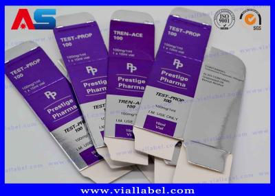 Chine Boîte pharmaceutique de petite de pilule de boîte Tablette argentée de papier d'impression pour des bouteilles de plastique de la Tablette 50CC de Pharma à vendre