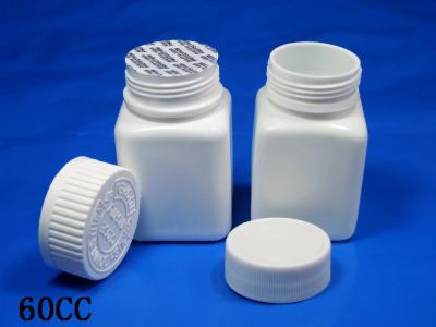 China 60 GV pequenos dos tubos de ensaio do comprimido da farmácia das tabuletas certificaram com os tampões plásticos de Childrenproof à venda