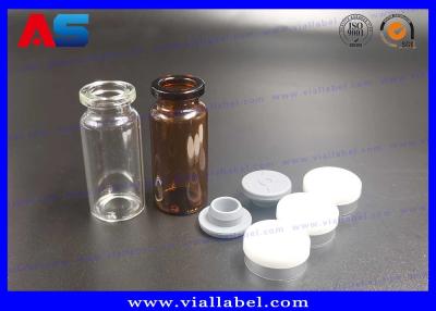 China 10ML Bio CMYK Printing Pharmacy Glass Bottles With Lids ISO19001-2008 Approved for sale