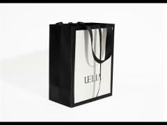 Custom shopping Paper Bag Printed White Carry Bags Luxury Boutique Paper Bag For Clothes With Your O