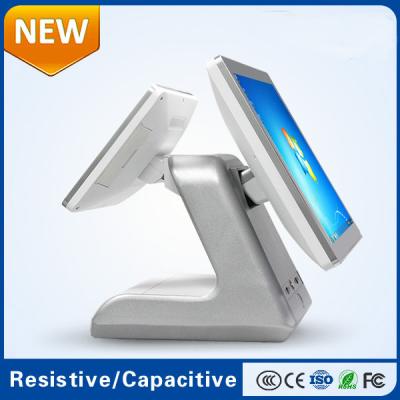 China 12 / 15 inch TFT LCD 5 wire resitive Retail POS Systems for restaurant for sale