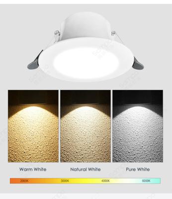 China 9W 12W LED Recessed Downlight 4000K 6000K Square Recessed Lighting Retrofit for sale