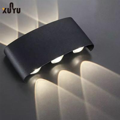 China Led 4W 6W Double Head Garden Ip65 Outdoor Wall Lights for sale