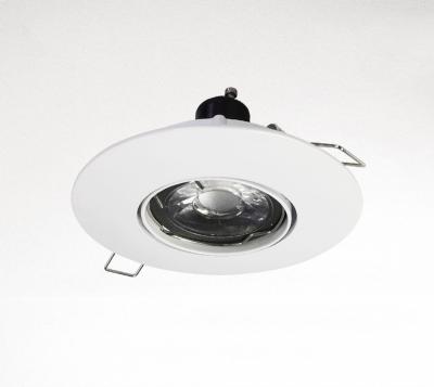 China Aluminum Indoor Mr16 Downlight Housing Living Room Round Recessed Downlight Housing for sale