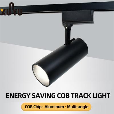 China 3000K / 4000K / 5000K LED Track Spotlight COB Surface Mounted Track Lighting for sale