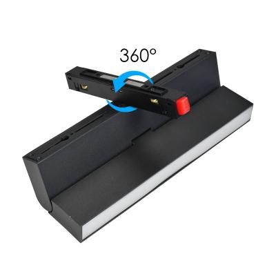 China Low Voltage 48V Magnetic Track Light Adjustable Linear Folding Floodlight for sale