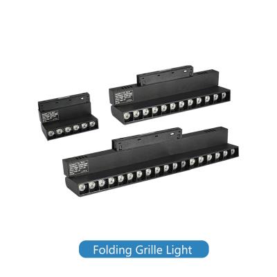 China 12w 18w Folding LED Magnetic Track Light ohne Hauptlicht Living Room Grille Light zu verkaufen
