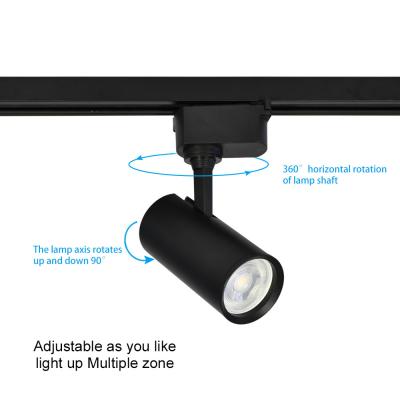 중국 GU10 Spotlight Shell Replaceable Light Source MR16 Track Light Fixture Aluminum 판매용