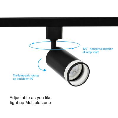 중국 Acrylic Aluminum GU10 Track Light Anti Glare Without Main Lamp Design 판매용