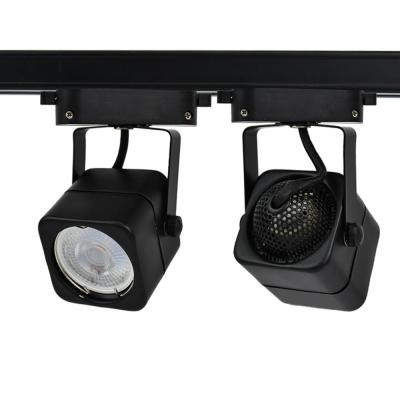 China Home Clothing Store Commercial Gu10 Track Spot Light , 6W Square Track Light for sale