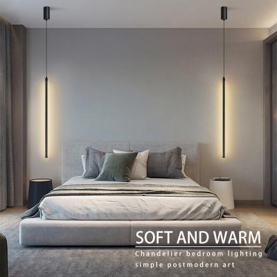 China 3000k 15W Bedroom Bedside Pendant Light Simple Living Room Long Line Atmosphere Lamp Te koop