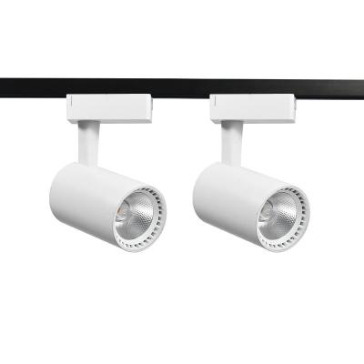 Chine Second Line Exhibition Hall LED Track Light Clothing Store Surface Mounted Cob Spotlight à vendre