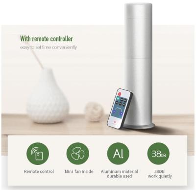 China 130ML Red Portable Electric Room Aroma Diffuser With Remote Control Home Use for sale