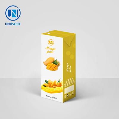 China Unipack Ready Stock Disposable Standard Boxes Packing For Drinks Cartons Packaging For Juices for sale