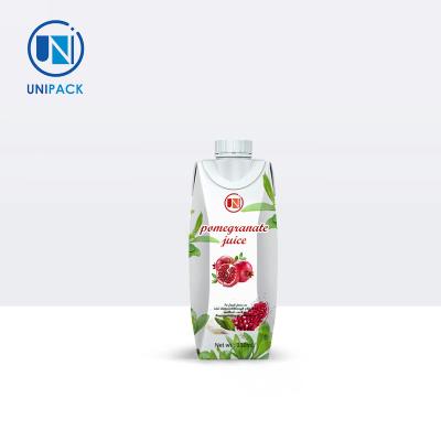 China UNIPACK New product launch juice packaging carton prisma box can be customized for sale