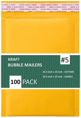 China Shipping Kraft Bubble Mailer Bag  Waterproof Environmental Friendly for sale