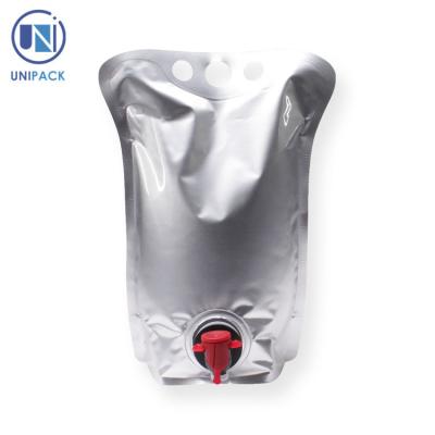 China Stand Up Butterfly Valve Bag In Box Pouch Packaging for sale