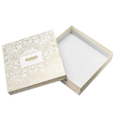 China FSC Lift Off Lid Gift Boxes ISO9001 Two Piece Rigid Box Skin Care Packaging for sale