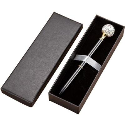 China Luxury Black Two Piece Rigid Box Jewelry CMYK PMS Pen Packaging Box for sale
