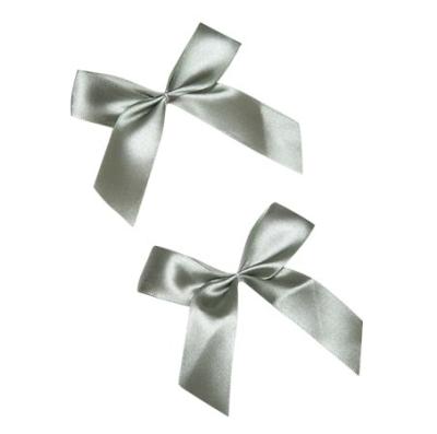 China High End Glitter Decorative SGS 2 Inch Personalized Satin Ribbon Gift Bows For Gift Box for sale