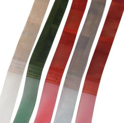 China 25mm 75mm Gift Packing Ribbon Colorful Grade 4 Organza Ribbon for sale
