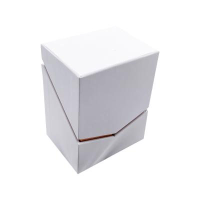 China 128gsm Luxury Box Packaging White Promotional One Piece Gift Box for sale