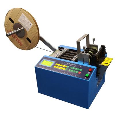 China Automatic Wire Insulation Sleeve Plastic Tube/Sleeve/Metal Nickel Belt Strip Cutter Cutting Machine for sale