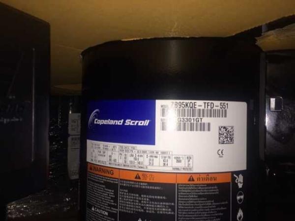 R404a Refrigeration Copeland Scroll Compressor 13HP ZB95KQE-TFD-551