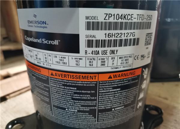 380 - 420V Copeland Scroll Compressor 2.6HP 25000BTU ZP31KSE-TFM/TFD For Air Conditioning