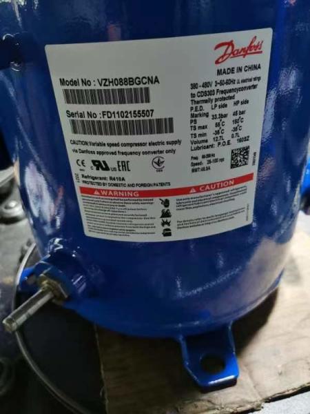 R22 Performer Hermetic AC Scroll Compressor 30HP SY380A4CB For Cold Storage Facilities