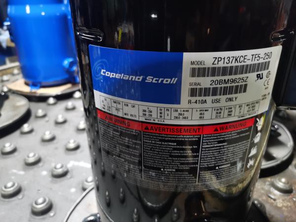 4HP 380V/420V Copeland Scroll Compressor ZB29KQE-TFD-558 AC Compressor