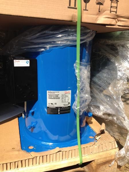 SM115 Performer Refrigeration Scroll Compressor 9.5HP Refrigerant Compressor  380V/50HZ-60HZ R22 color is blue