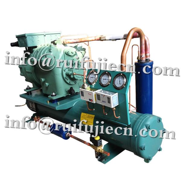 Horizontal Refrigerator Condenser Units 3-40HP Semi Hermetic Condensing Unit