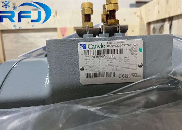 Carlyle 06DR718 Semi Hermetic Compressor 5HP 22.6L Oil Charge For Food Industries