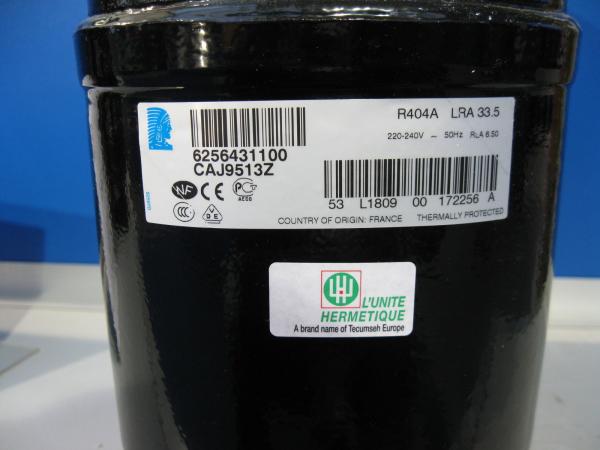 Piston 1HP Tecumseh Reciprocating Compressor CAJ9510T-F1 F VATC