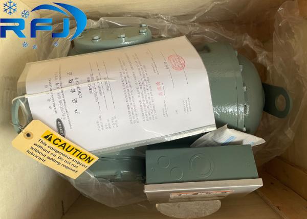 Low Temperature 06ER099 Carlyle Semi Hermetic Compressor 30HP 50Hz Green/Grey Color