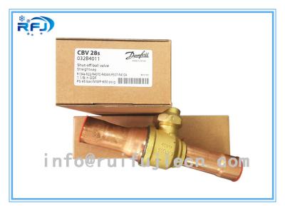 China CBV28S 032B4011 Shut-off Ball Valve Refrigeration Compressor Parts for Industrial / Household Usage for sale