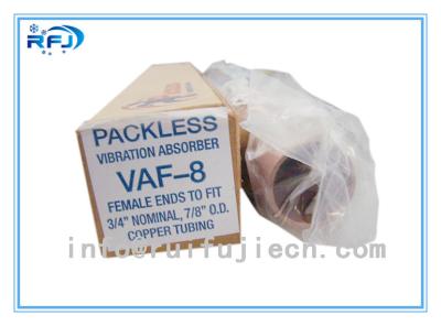 China Vibration Resistant Refrigeration Compressor Parts Corrugated Metel Hose VAF Series for sale
