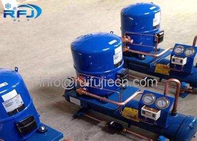 Κίνα Μπλε δροσισμένος νερό συμπυκνωτής χρώματος, ερμητική μονάδα MT80/WN10H-MT160/WN15H συμπυκνωτών συμπιεστών Maneurop προς πώληση