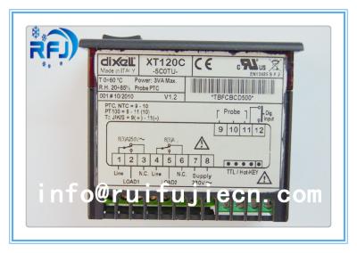 China Controlador termostático preto de Dixell, termostato duplo XT120C da saída do controlador de temperatura de Digitas à venda