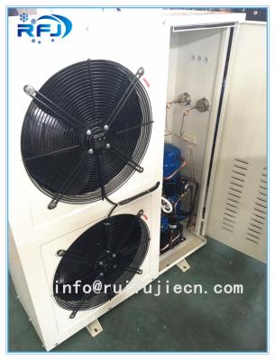China DD-2.8/15 DD Series Air Cooled Condenser In Refrigeration , White / Black for sale