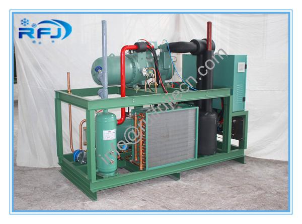 Single Screw Type Compressor Refrigeration Condensing Units / Refrigerator Cooling Unit