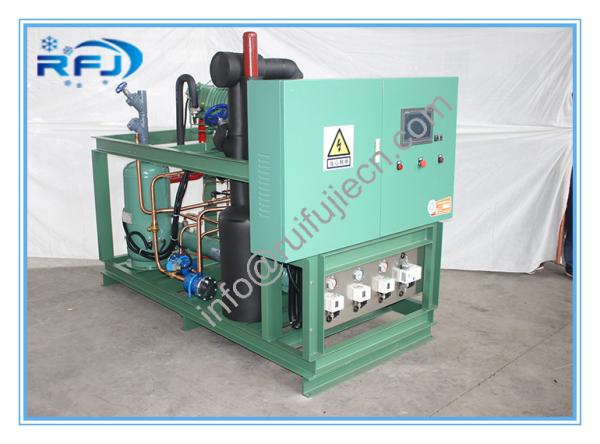 Air Cooled Screw Compressor Condenser Unit / Damai R404a Condensing Units