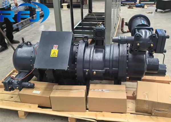 Screw Type Hanbell LT-S-55/25 Two-Stage Compressor with Maximum Continuous Current of 245A