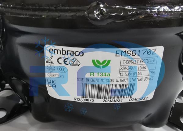 EMS6170Z Refrigeration Compressor R134a 220~240V-1-50Hz 1 Phase