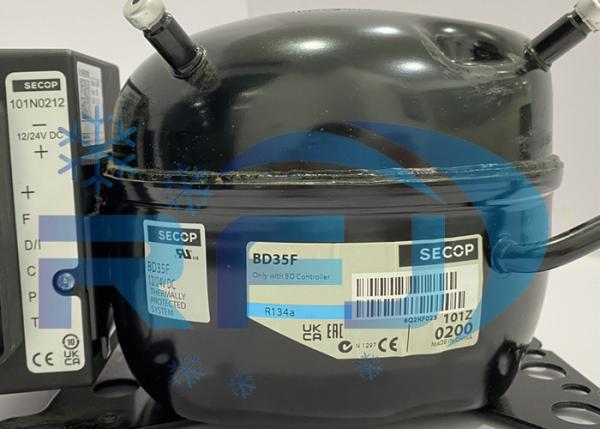 BD35F Hermetic Piston Refrigeration Compressor R134a 100-240V/50-60Hz