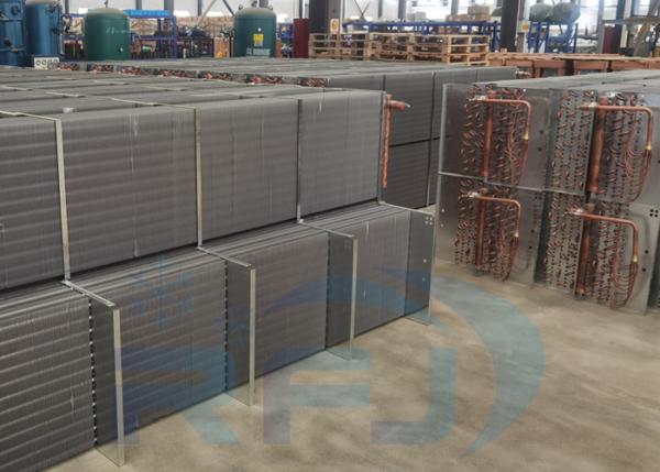 Type FNH Fin Type Air Cooling Condenser For Cold Room Refrigeration Industry