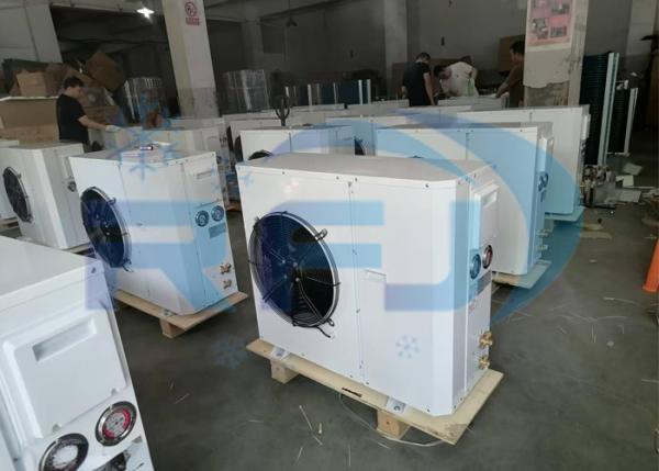 Single Fan Box Unit Medium-High Temperature Refrogeration Condensing Unit R404A R22