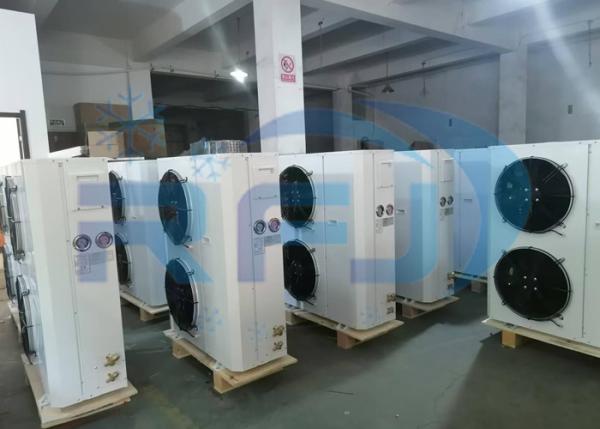 Double Fan Box Unit Medium-High Temperature Refrogeration Condensing Unit R404A R22